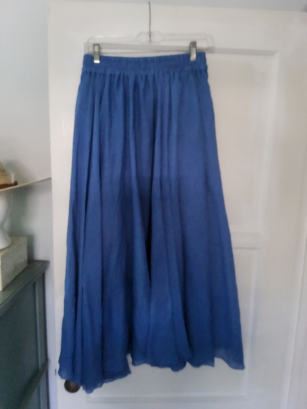 Blue Maxi Skirt